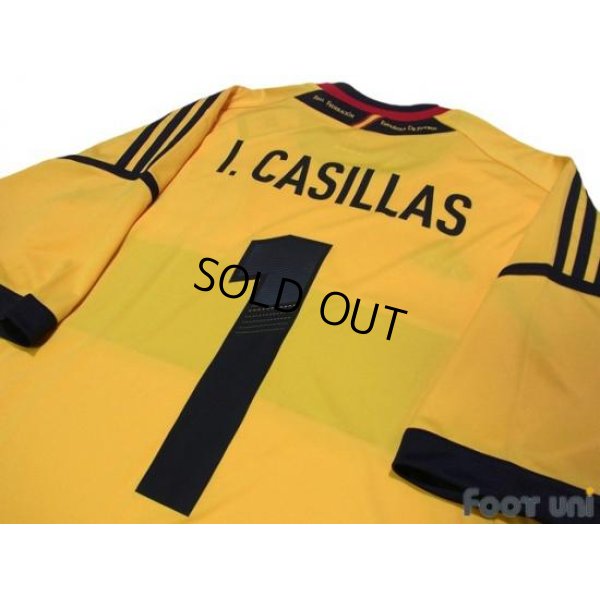 Photo3: Spain 2012 GK Shirt #1 Casillas