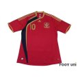 Photo1: Spain 2009 Home Shirt #10 Fabregas (1)