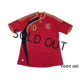 Spain 2009 Home Shirt #10 Fabregas