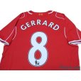 Photo4: Liverpool 2014-2015 Home Shirt #8 Gerrard