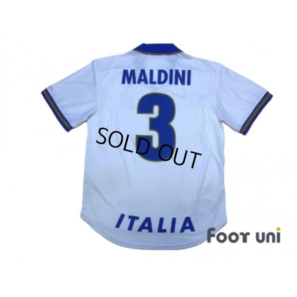 Photo2: Italy 1996 Away Shirt #3 Maldini
