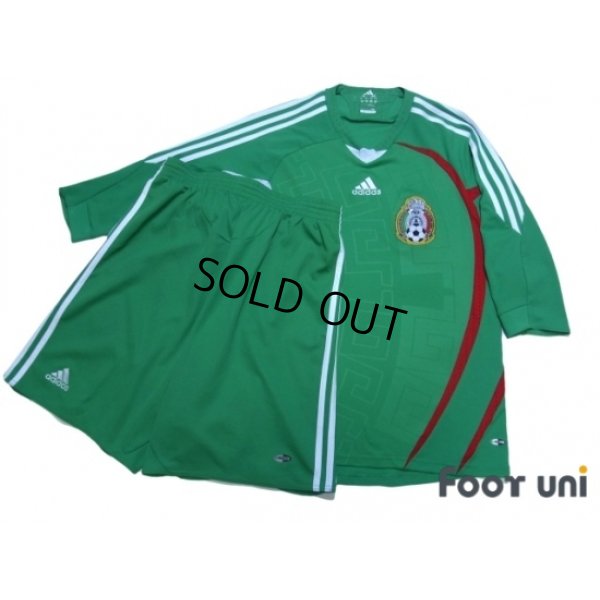 Photo1: Mexico 2008-2009 Home Shirt and Shorts Set