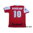 Photo2: Arsenal 1994-1996 Home Shirt #10 Bergkamp The F.A. Premier League Patch/Badge (2)