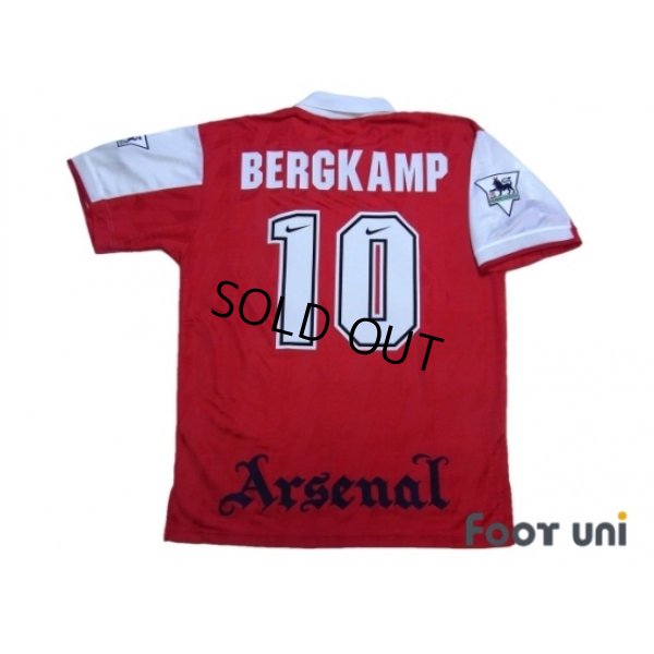 Photo2: Arsenal 1994-1996 Home Shirt #10 Bergkamp The F.A. Premier League Patch/Badge