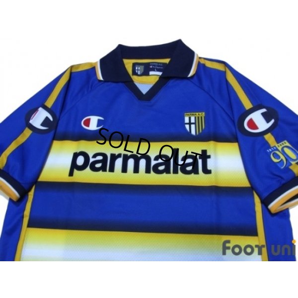 Photo3: Parma 2003-2004 Home Shirt 90th Anniversary 1913-2003 Patch/Badge