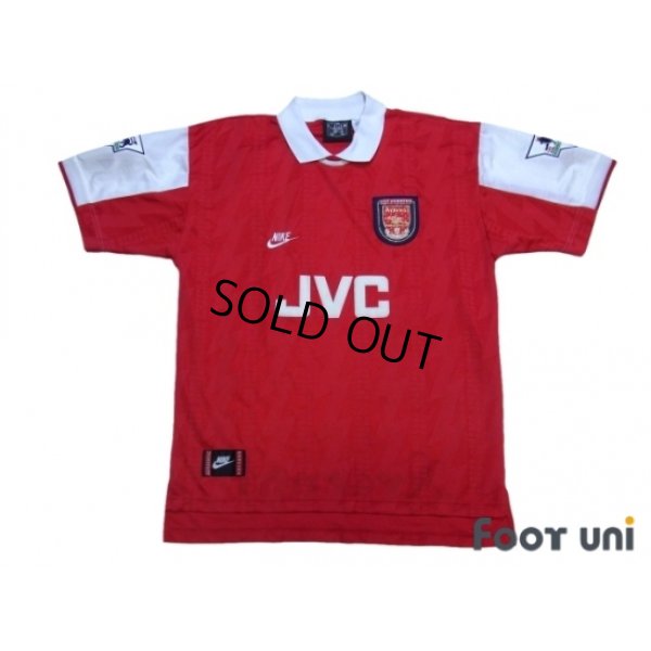 Photo1: Arsenal 1994-1996 Home Shirt #10 Bergkamp The F.A. Premier League Patch/Badge