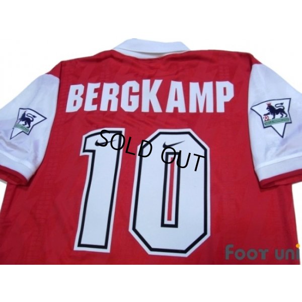 Photo4: Arsenal 1994-1996 Home Shirt #10 Bergkamp The F.A. Premier League Patch/Badge