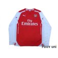 Photo1: Arsenal 2014-2015 Home Long Sleeve Shirt #11 Ozil (1)