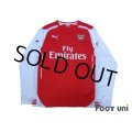 Arsenal 2014-2015 Home Long Sleeve Shirt #11 Ozil