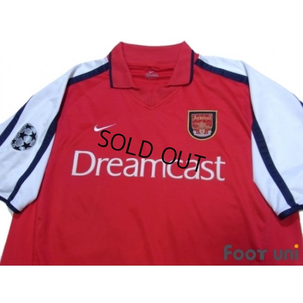 Photo3: Arsenal 2000-2002 Home Shirt #14 Henry Champions League Patch/Badge