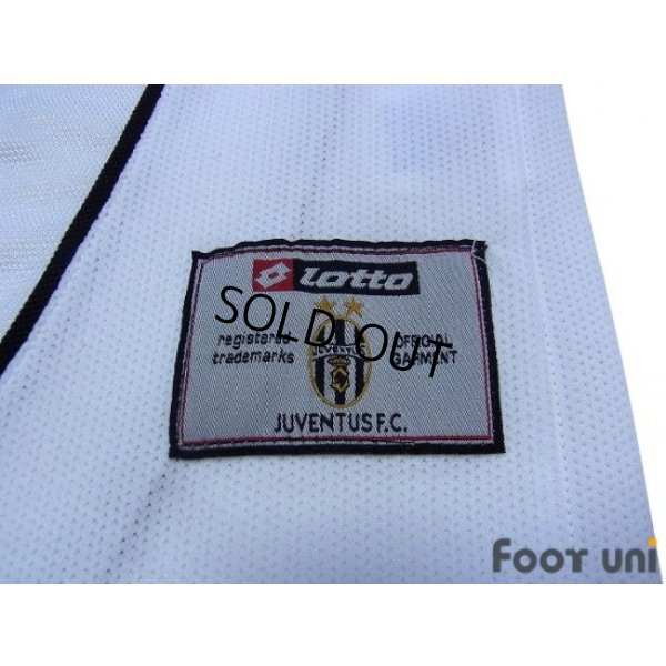 Photo7: Juventus 2002-2003 Away Long Sleeve Shirt Scudetto Patch/Badge