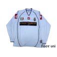 Photo1: Juventus 2002-2003 Away Long Sleeve Shirt Scudetto Patch/Badge (1)