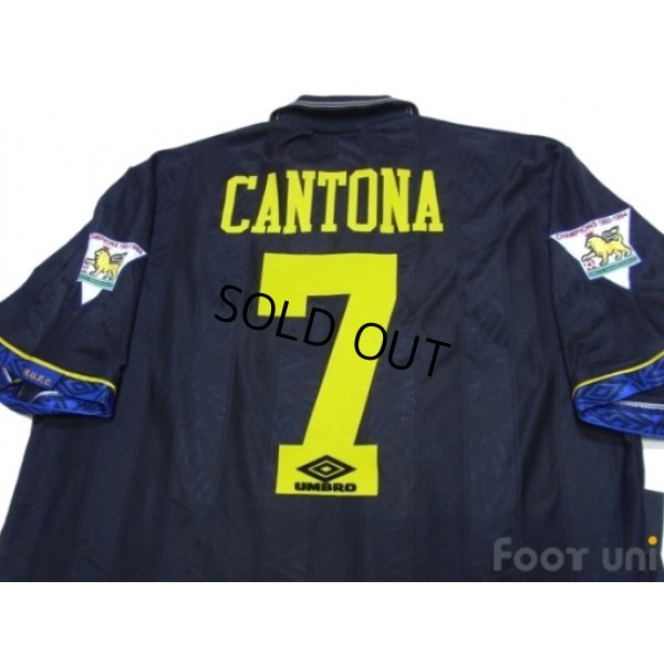 Photo4: Manchester United 1993-1995 Away Shirt #7 Cantona