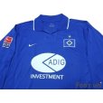 Photo3: Hamburger SV 2003-2004 Away Long Sleeve Shirt #32 Takahara Bundesliga Patch w/tags