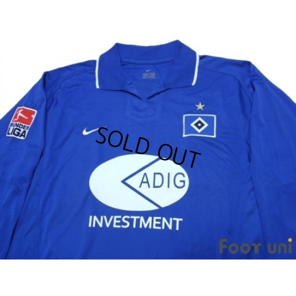 Photo3: Hamburger SV 2003-2004 Away Long Sleeve Shirt #32 Takahara Bundesliga Patch w/tags