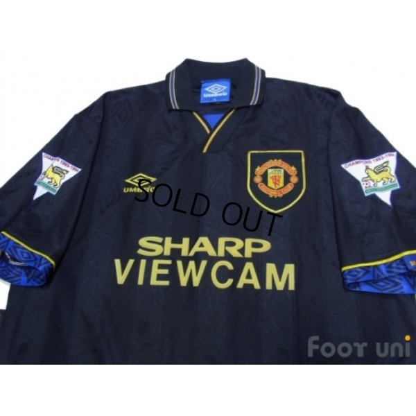 Photo3: Manchester United 1993-1995 Away Shirt #7 Cantona
