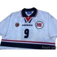 Photo3: Norway 1998 Away Shirt #9 Tore André Flo