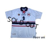 Norway 1998 Away Shirt #9 Tore André Flo