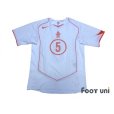 Photo1: Netherlands Euro 2004 Away Shirt #5 (1)