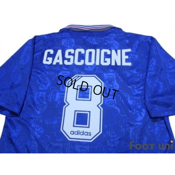 Photo4: Rangers 1996-1997 Home Shirt #8 Gascoigne