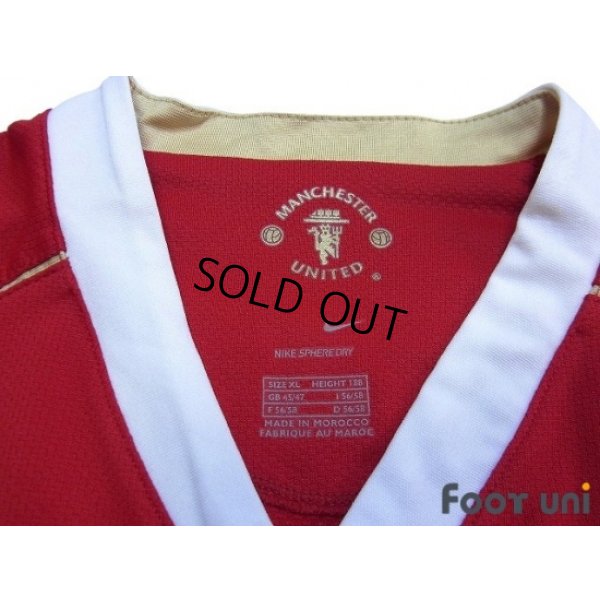 Photo5: Manchester United 2006-2007 Home Long Sleeve Shirt #7 Ronaldo Premier League Patch