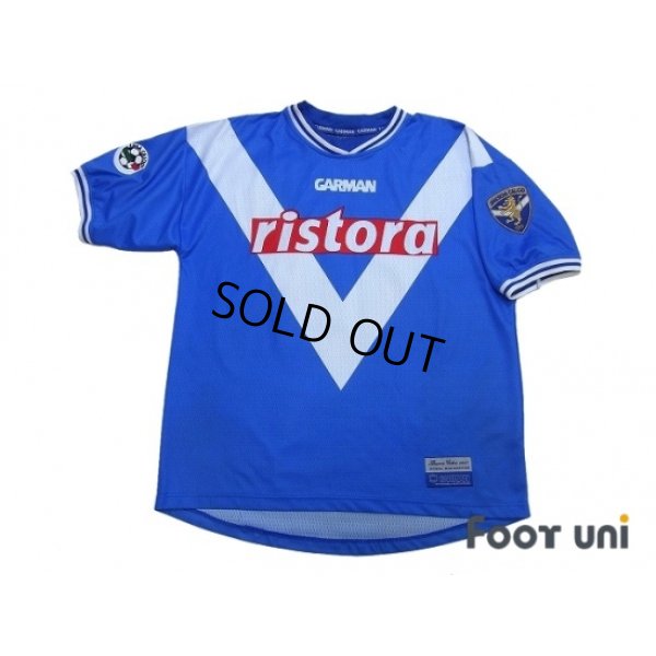 Photo1: Brescia 2000-2001 Home Shirt #10 Baggio Lega Calcio Patch / Badge