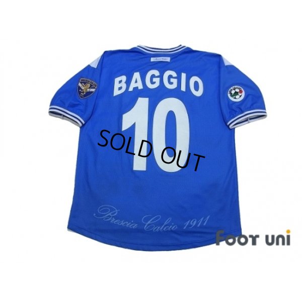 Photo2: Brescia 2000-2001 Home Shirt #10 Baggio Lega Calcio Patch / Badge