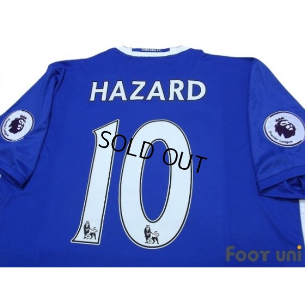 Photo4: Chelsea 2016-2017 Home Shirt #10 Hazard Premier League Patch/Badge w/tags