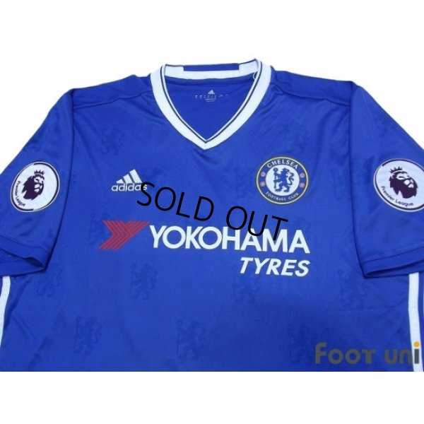 Photo3: Chelsea 2016-2017 Home Shirt #10 Hazard Premier League Patch/Badge w/tags