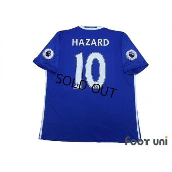 Photo2: Chelsea 2016-2017 Home Shirt #10 Hazard Premier League Patch/Badge w/tags