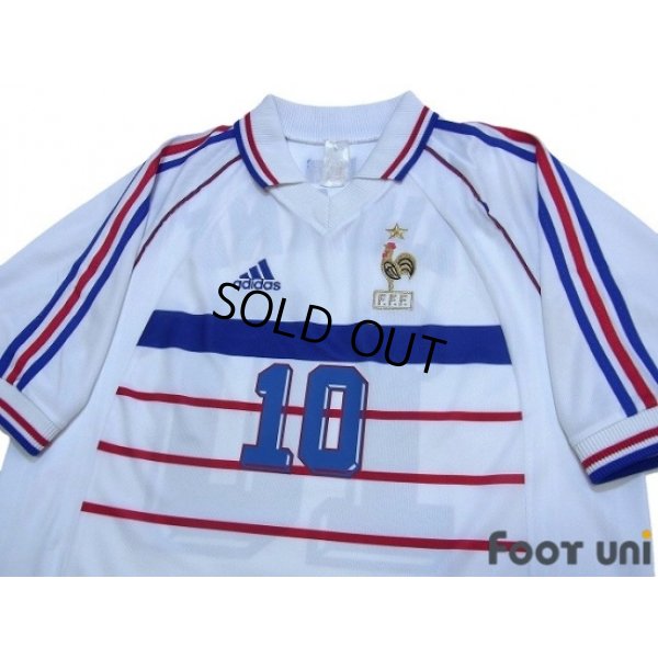 Photo3: France 1999 Away Shirt #10 Zidane