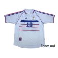 Photo1: France 1999 Away Shirt #10 Zidane (1)