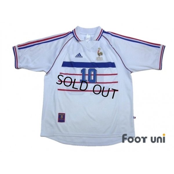 Photo1: France 1999 Away Shirt #10 Zidane