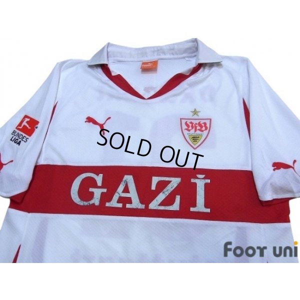 Photo3: VfB Stuttgart 2010-2011 Home Shirt #31 Okazaki Bundesliga Patch