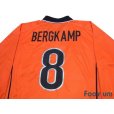 Photo4: Netherlands 1998 Home Authentic Long Sleeve Shirt #8 Bergkamp w/tags