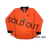 Netherlands 1998 Home Authentic Long Sleeve Shirt #8 Bergkamp w/tags