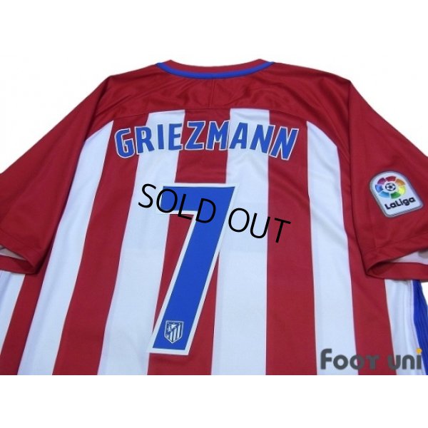 Photo4: Atletico Madrid 2016-2017 Home Shirt #7 Griezmann La Liga Patch / Badge w/tags