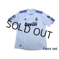 Real Madrid 2010-2011 Home Shirt #8 Kaka UEFA Champions League Trophy Patch/Badge 