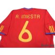 Photo4: Spain 2010 Home Shirt #6 A.Iniesta