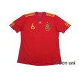 Photo1: Spain 2010 Home Shirt #6 A.Iniesta (1)