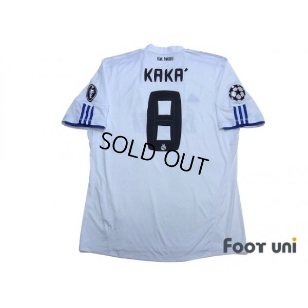 Photo2: Real Madrid 2010-2011 Home Shirt #8 Kaka UEFA Champions League Trophy Patch/Badge 