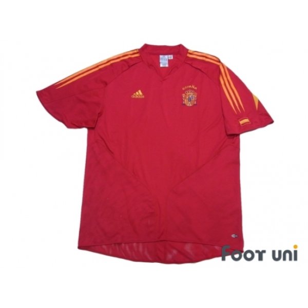 Photo2: Spain Euro 2004 Home Shirt and Shorts Set