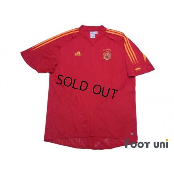 Photo2: Spain Euro 2004 Home Shirt and Shorts Set