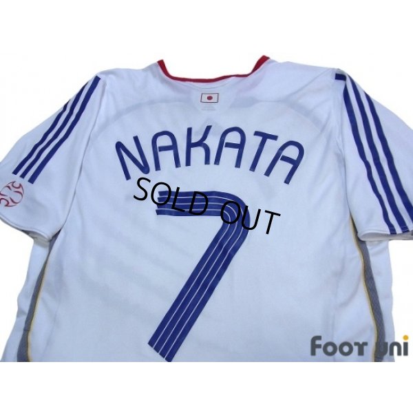 Photo4: Japan 2006 Away Authentic Shirt #7 Nakata