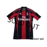 AC Milan 2010-2011 Home Authentic Techfit Shirt #9 Inzaghi