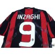 Photo4: AC Milan 2010-2011 Home Authentic Techfit Shirt #9 Inzaghi