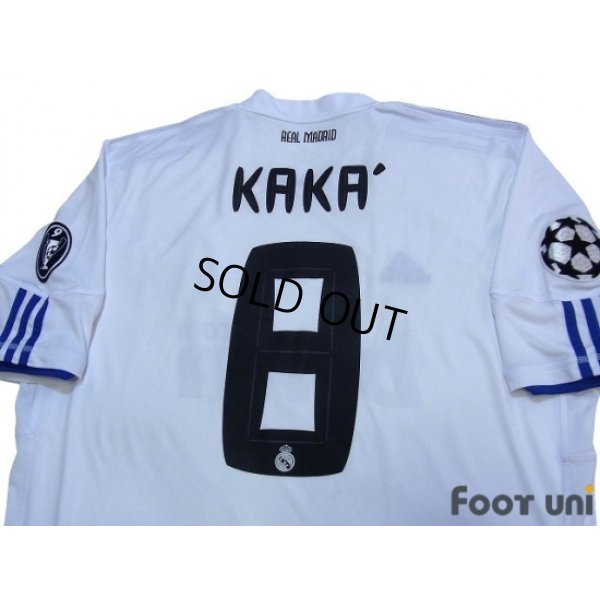 Photo4: Real Madrid 2010-2011 Home Shirt #8 Kaka UEFA Champions League Trophy Patch/Badge 