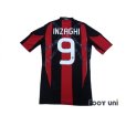 Photo2: AC Milan 2010-2011 Home Authentic Techfit Shirt #9 Inzaghi (2)