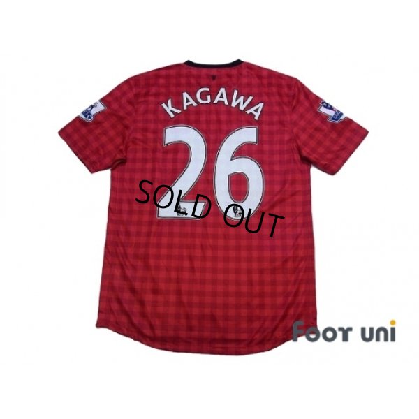 Photo2: Manchester United 2012-2013 Home Shirt #26 Kagawa BARCLAYS PREMIER LEAGUE Patch/Badge