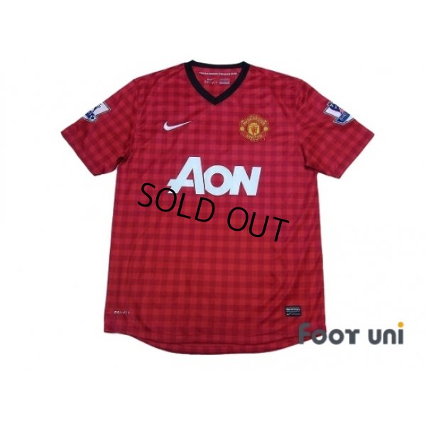 Photo1: Manchester United 2012-2013 Home Shirt #26 Kagawa BARCLAYS PREMIER LEAGUE Patch/Badge